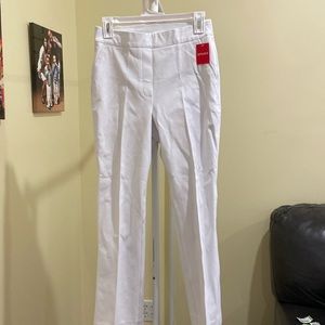 Spanx Slvr Lining Kick Flair White Pants Sz S/P
